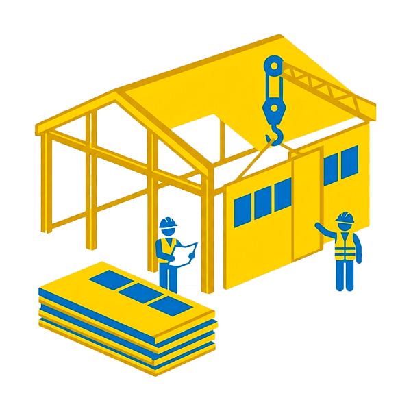 Construcción de galpones